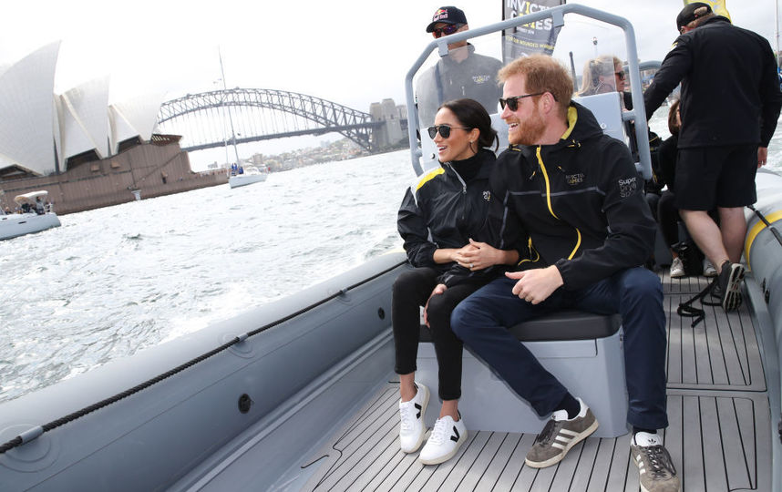 Меган Маркл и принц Гарри в Австралии. Фото Getty