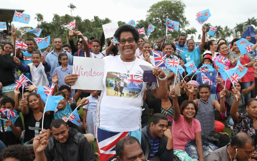 Меган Маркл и принц Гарри прилетели на Фиджи. Фото Getty