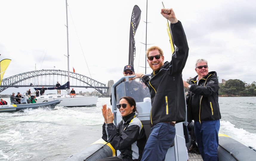Меган Маркл и принц Гарри в Австралии. Фото Getty