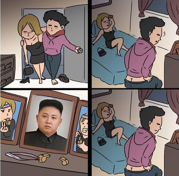 Отказ от секса ради принципов. Фото 9GAG