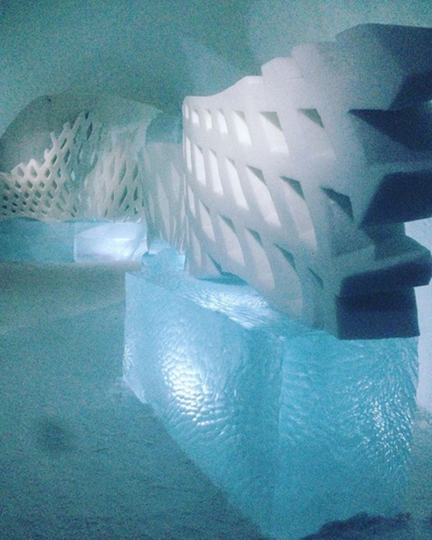 Icehotel. Фото Скриншот https://www.instagram.com/maurizio.perron/