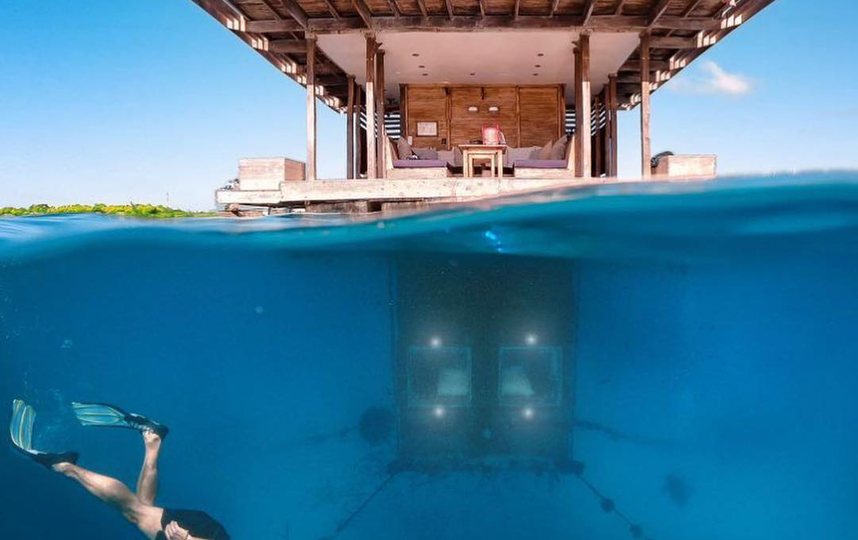 Отель The Manta Resort. Фото скриншот @unexpectedhotels