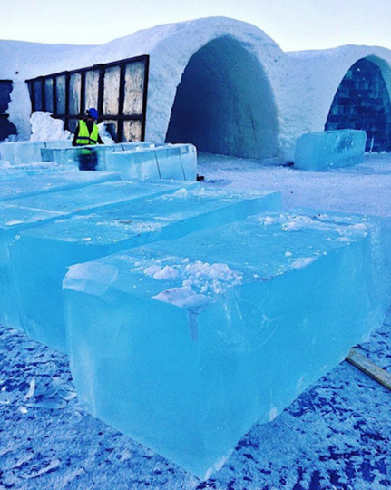 Icehotel. Фото Скриншот https://www.instagram.com/maurizio.perron/