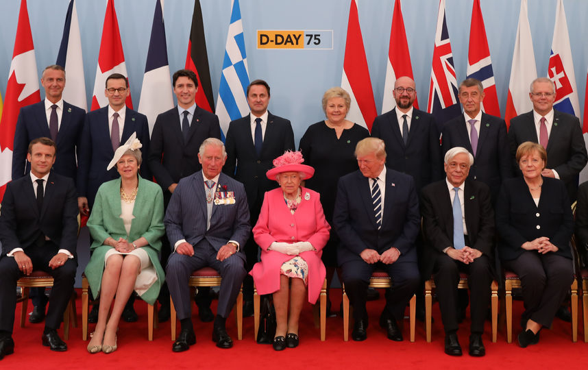 В Портсмуте прошли торжественные мероприятия, приуроченные к 75-летней годовщине высадки союзных войск в Нормандии. Фото AFP