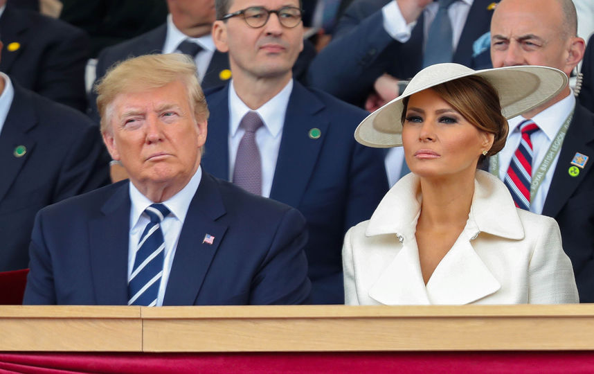 Дональд и Мелаия Трамп. Фото AFP