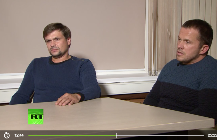 Подозреваемые в отравлении Скрипалей Боширов и Петров дали первое интервью: главное