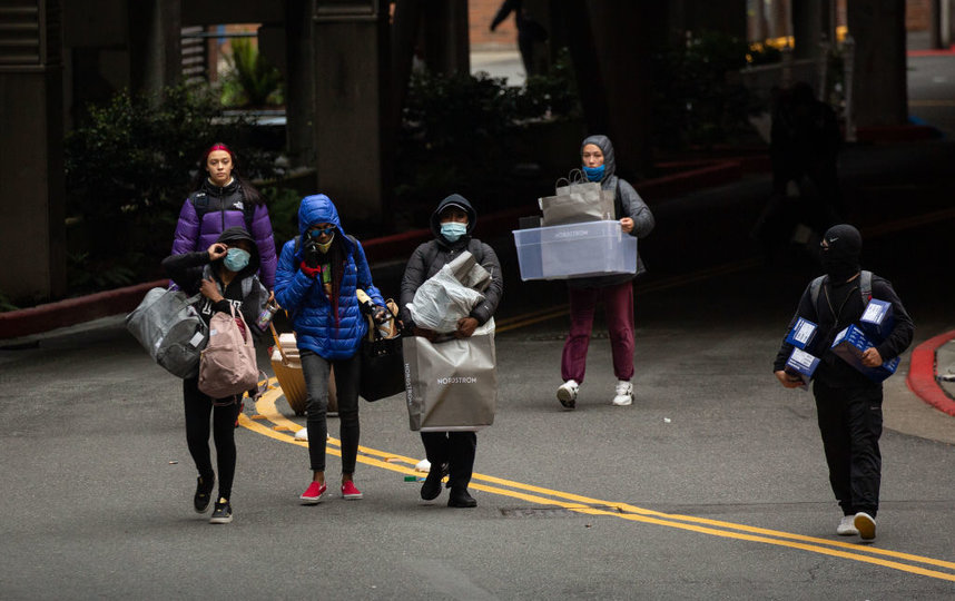 Протесты в Америке. Фото Getty