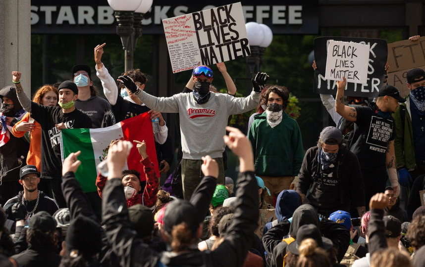 Протесты в Америке. Фото Getty
