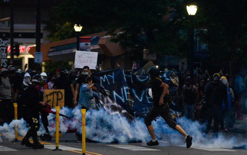 Протесты в Америке. Фото Getty