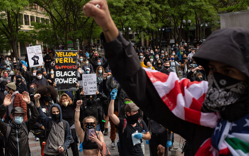 Протесты в Америке. Фото Getty