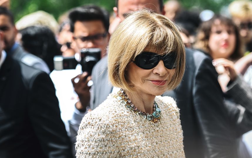 Главный редактор американского издания журнала Vogue Анна Винтур. Фото AFP