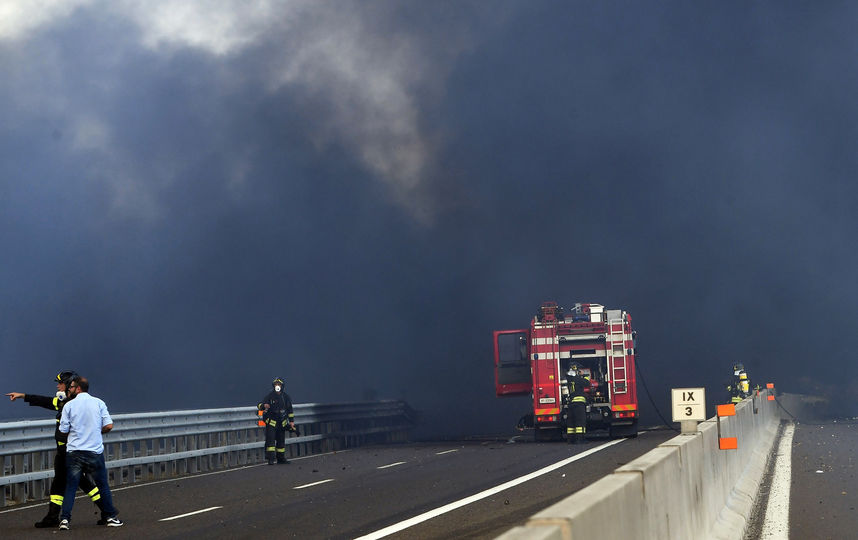 Место ЧП. Фото AFP