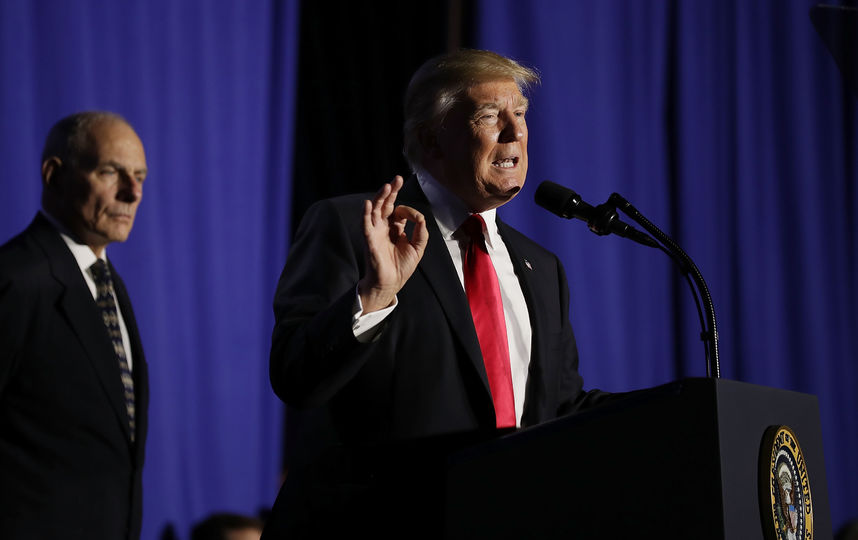 Дональд Трамп и Джон Келли. Фото Getty