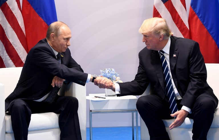 Владимир Путин и Дональд Трамп. Фото AFP