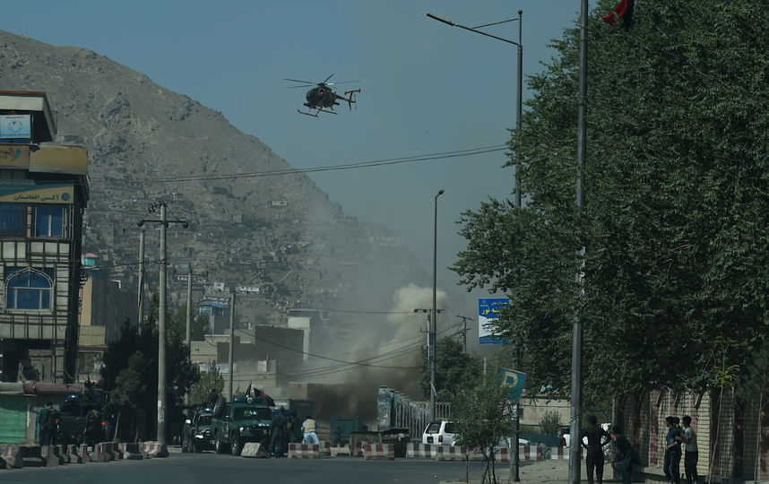 Обстрел Кабула. Фото AFP