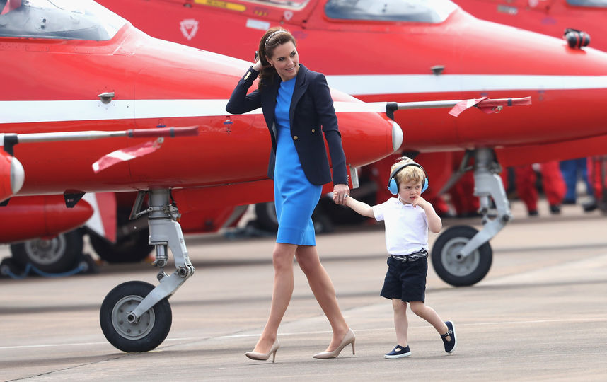 Принц Джордж с мамой герцогиней Кейт Миддлтон. Фото Getty