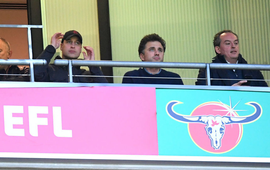 Принц Уильям на футболе. Фото Getty