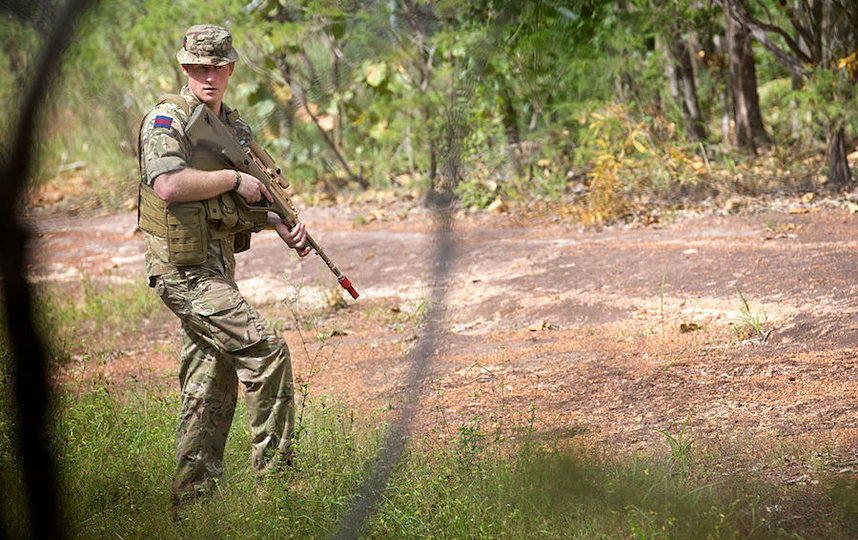 Принц Гарри в военной форме. Фото Getty