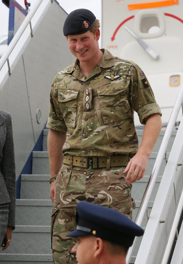 Принц Гарри в военной форме. Фото Getty