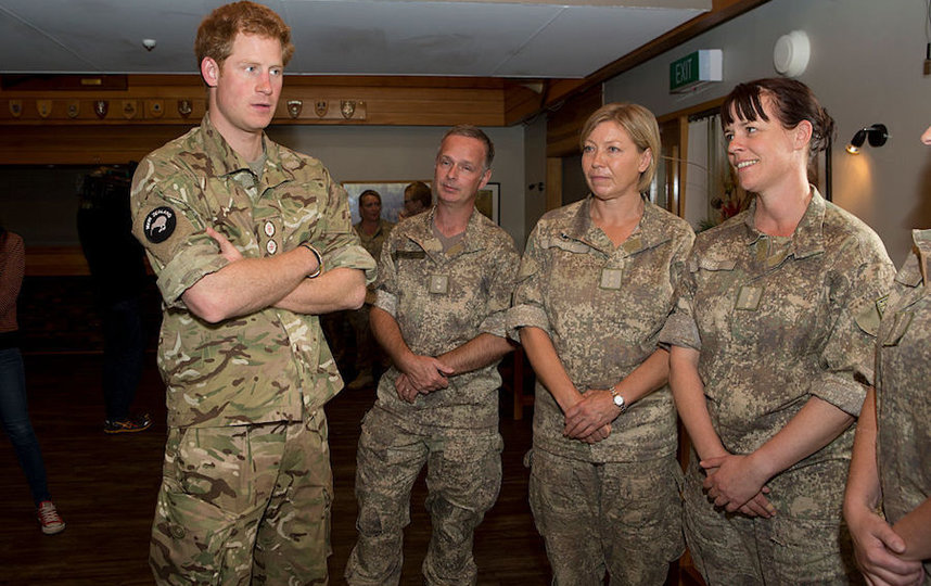 Принц Гарри в военной форме. Фото Getty