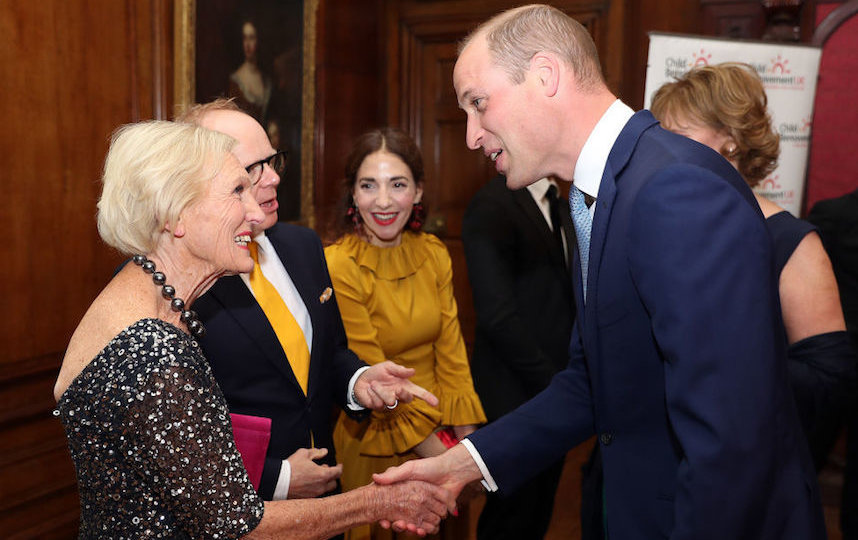 Принц Уильям и Мэри Берри. Фото Getty