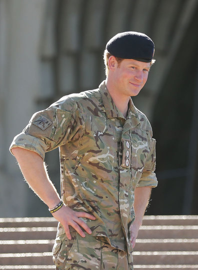 Принц Гарри в военной форме. Фото Getty