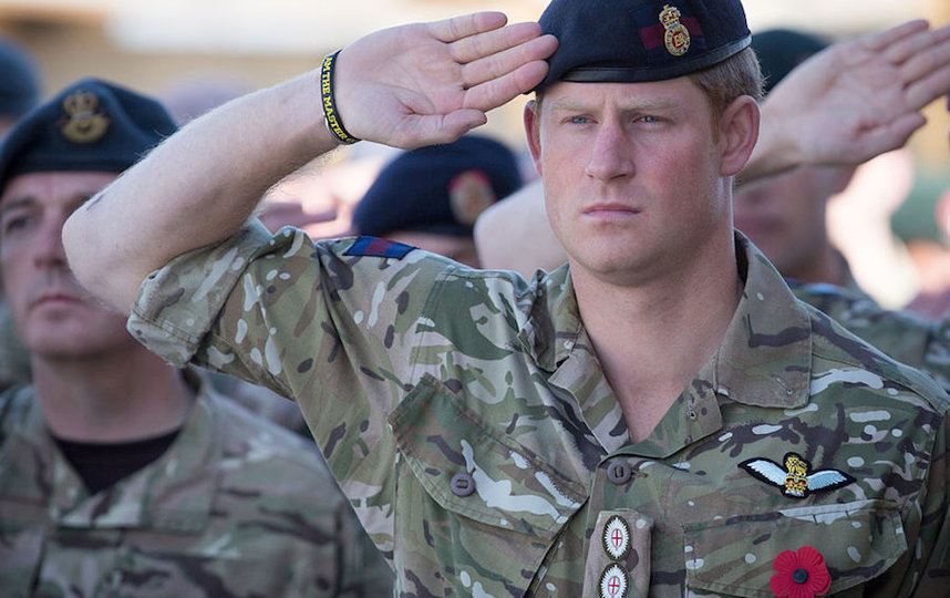 Принц Гарри в военной форме. Фото Getty