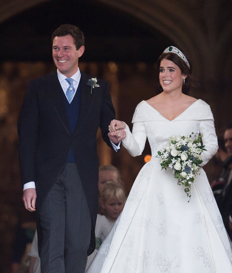 Свадьба принцессы Евгении и Джека Бруксбэнка состоялась 12 октября 2018 года. Фото Getty