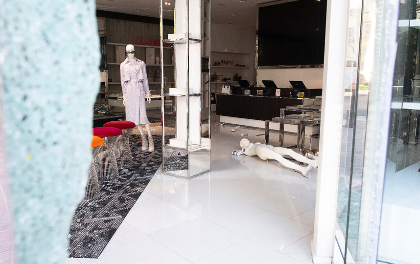 Мародёрство в Лос-Анджелесе. Фото AFP