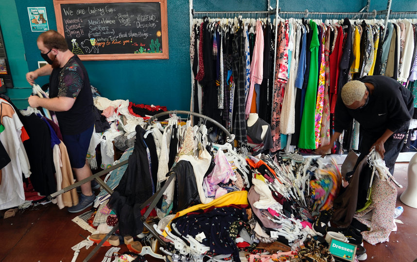 Мародёрство в Лос-Анджелесе. Фото AFP