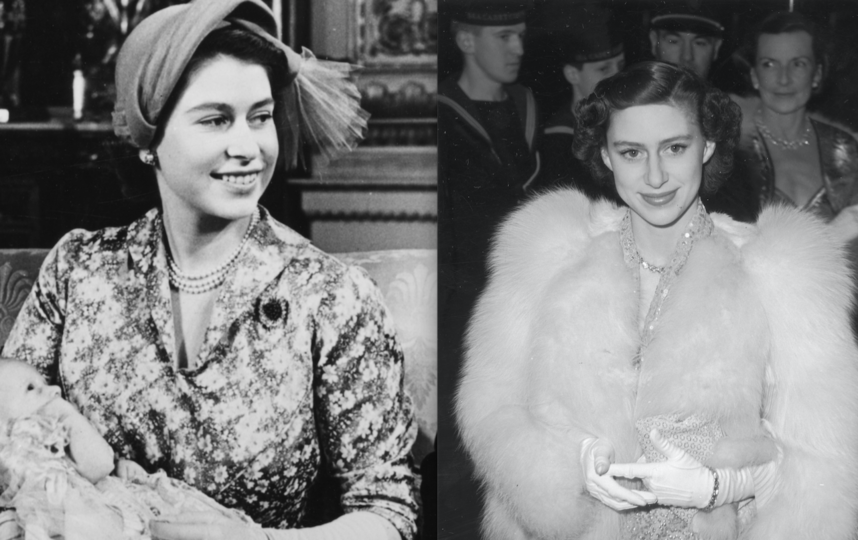 Дочери короля Георга VI – Элизабет (слева) и Маргарет (справа). Фото Getty