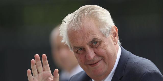 Президент Чехии Милош Земан.