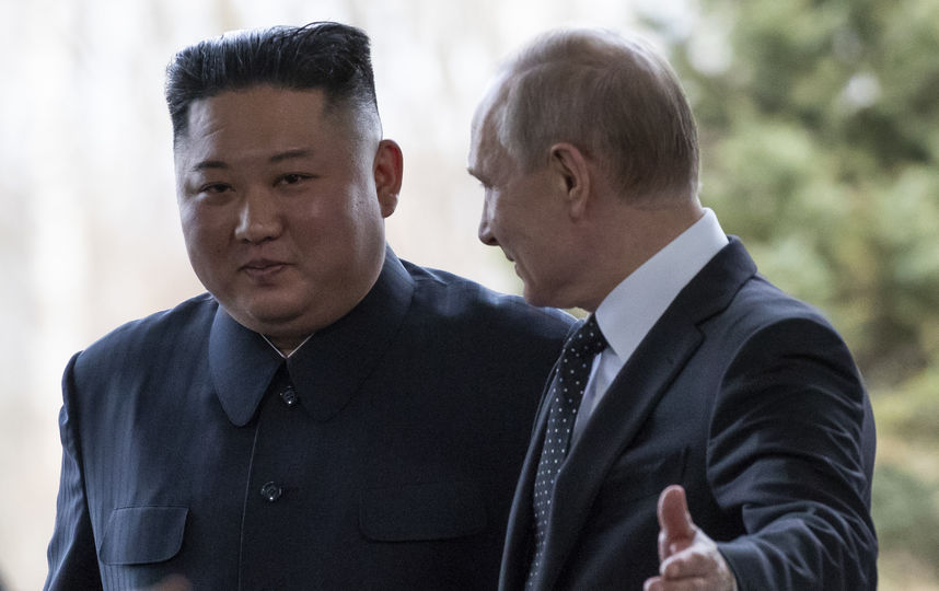 Владимир Путин и Ким Чен Ын. Фото AFP