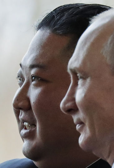 Владимир Путин и Ким Чен Ын. Фото AFP