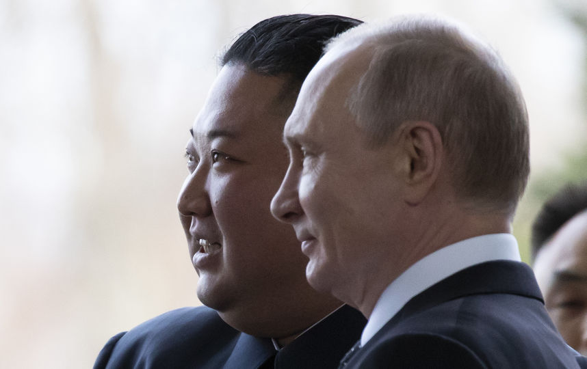 Владимир Путин и Ким Чен Ын. Фото AFP