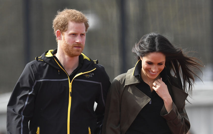 Меган Маркл и принц Гарри на "Играх непобеждённых" (архивное фото).. Фото Getty