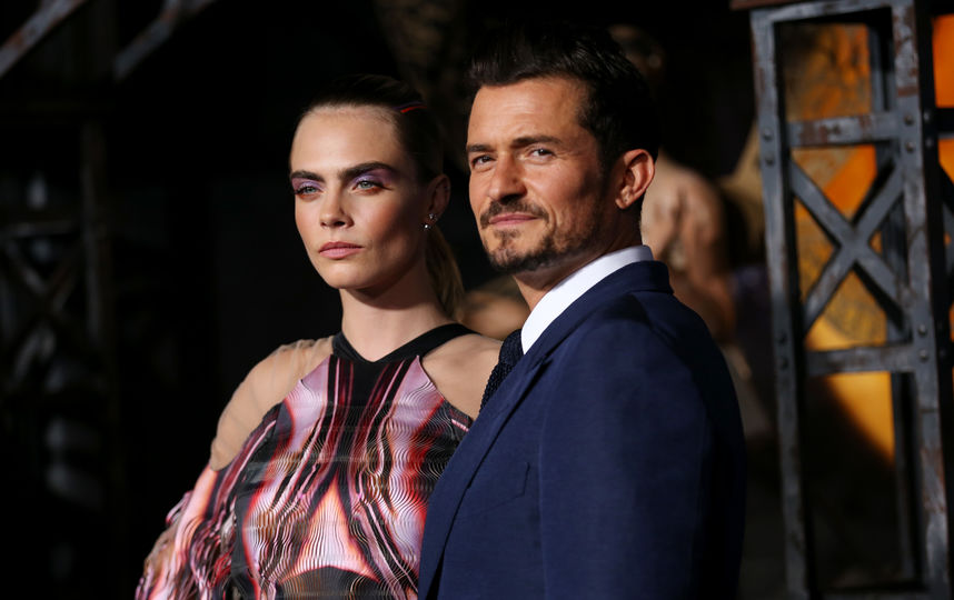 Кара Делевинь и Орландо Блум. Фото Getty