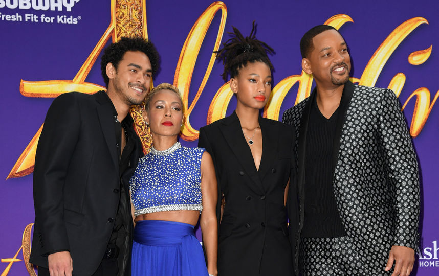 Уилл Смит с женой и детьми. Фото Getty