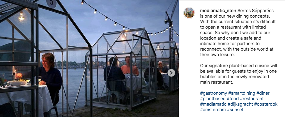 Всего "теплиц" пять. Фото Instagram @mediamatic_.