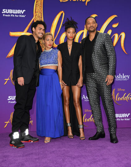 Уилл Смит с женой и детьми. Фото Getty