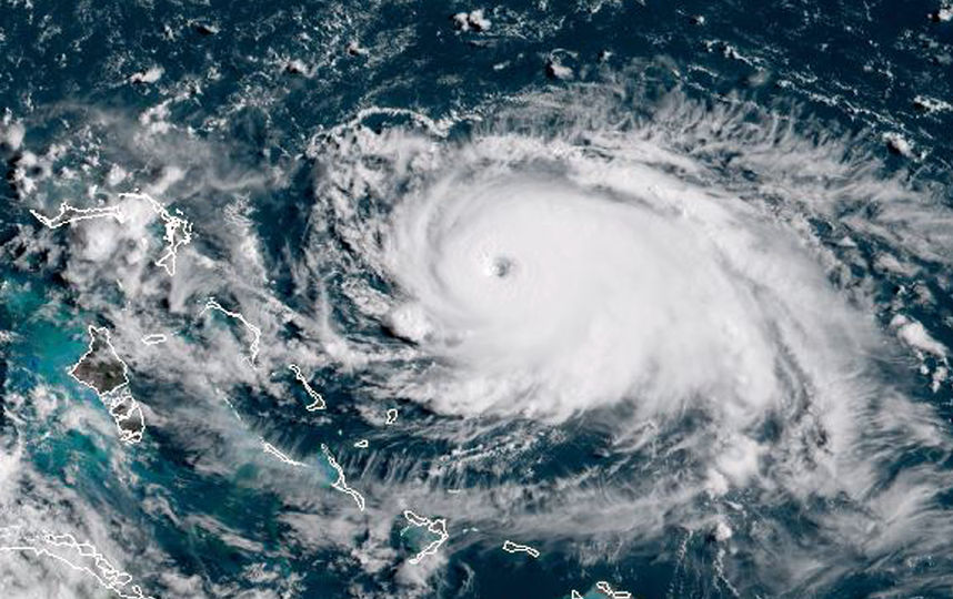Ураган "Дориан" достиг пятой категории