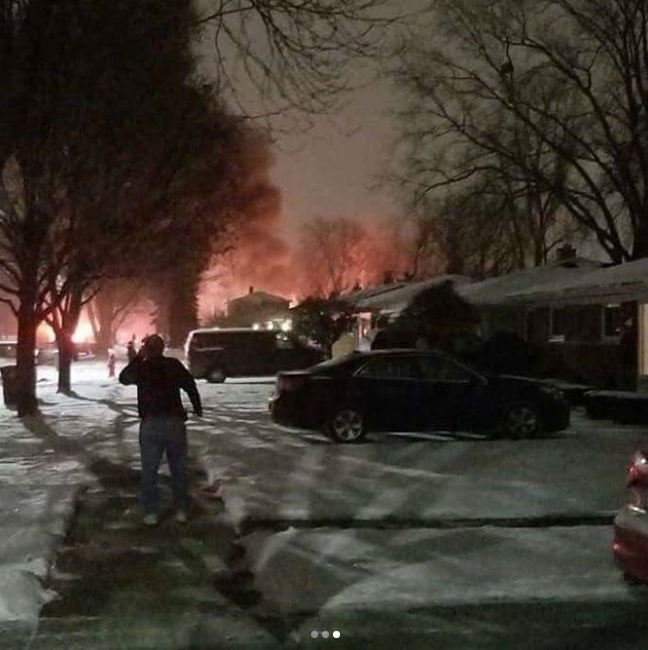 Падение метеорита. Фото Instaram @kyconnex