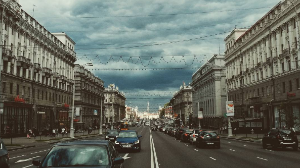 Минск. Фото Instagram @shitty_madonna