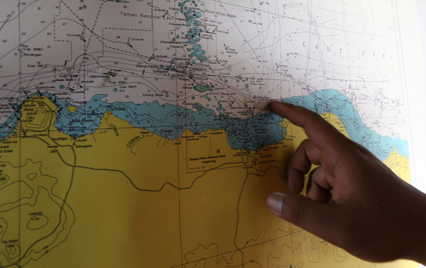 Поисково-спасательная операция Boeing 737 MAX авиакомпании Lion Air. Фото AFP