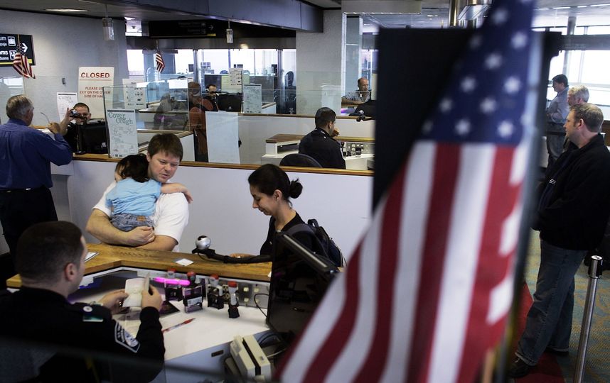 Американский аэропорт. Фото Getty