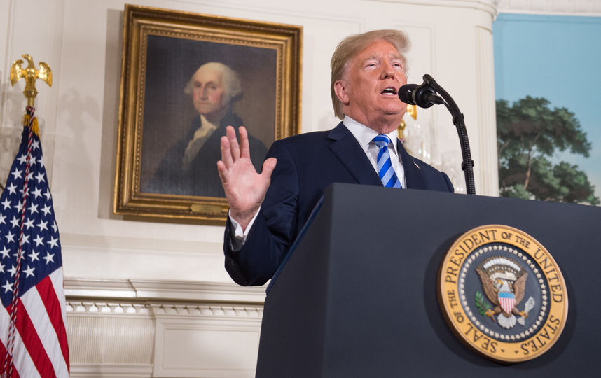 Трамп принял решение выйти из ядерной сделки с Ираном. Фото AFP