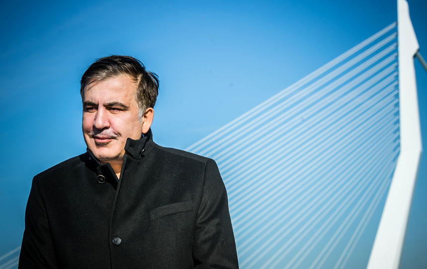 Михаил Саакашвили в Амстердаме. Фото AFP