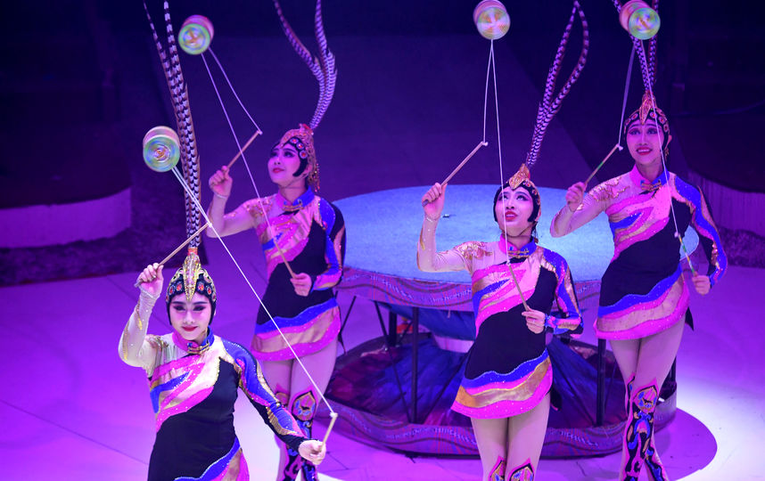 Международный цирковой фестиваль. Фото AFP
