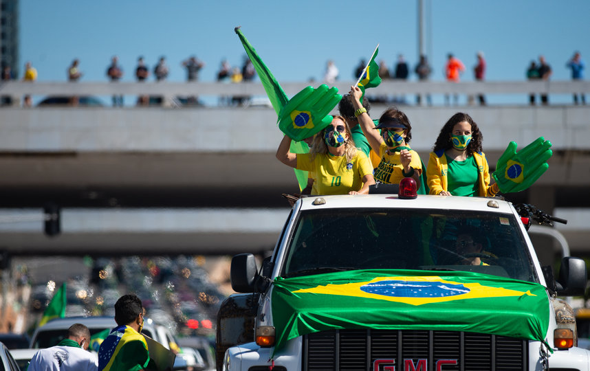 Сторонники Жаира Болсонару. Фото Getty