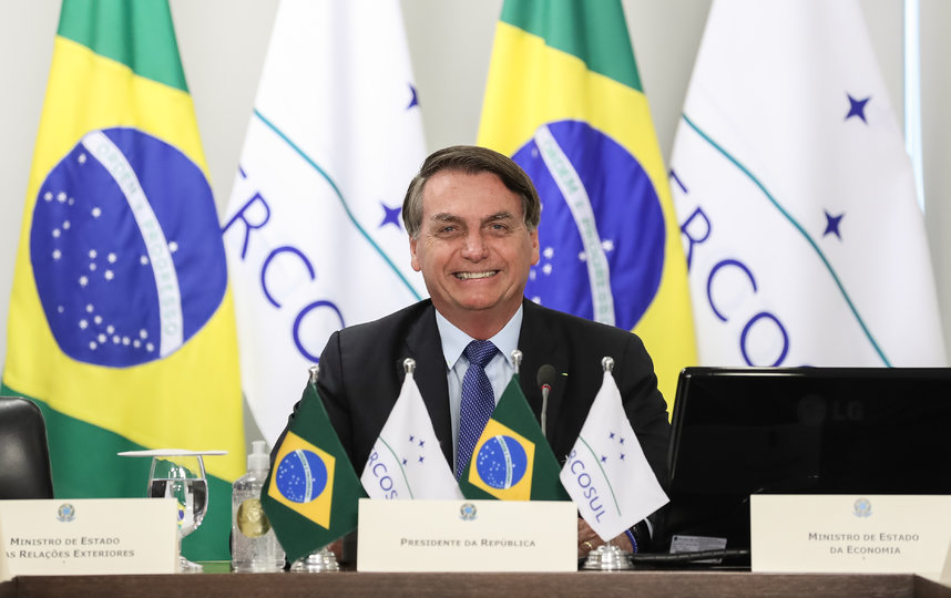 Президент Бразилии Жаир Болсонару. Фото AFP